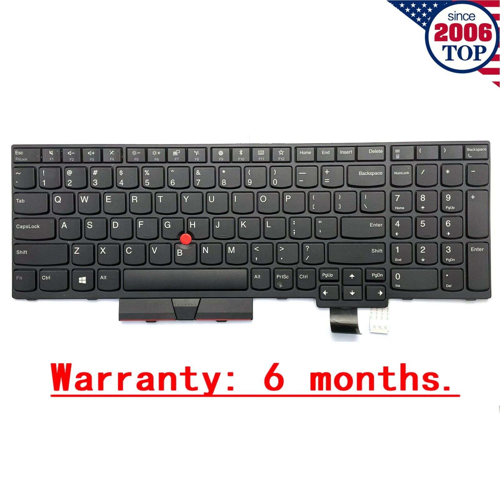 Genuine US Keyboard for lenovo IBM Thinkpad P51S P52S T570 T580 01HX219 01EN928