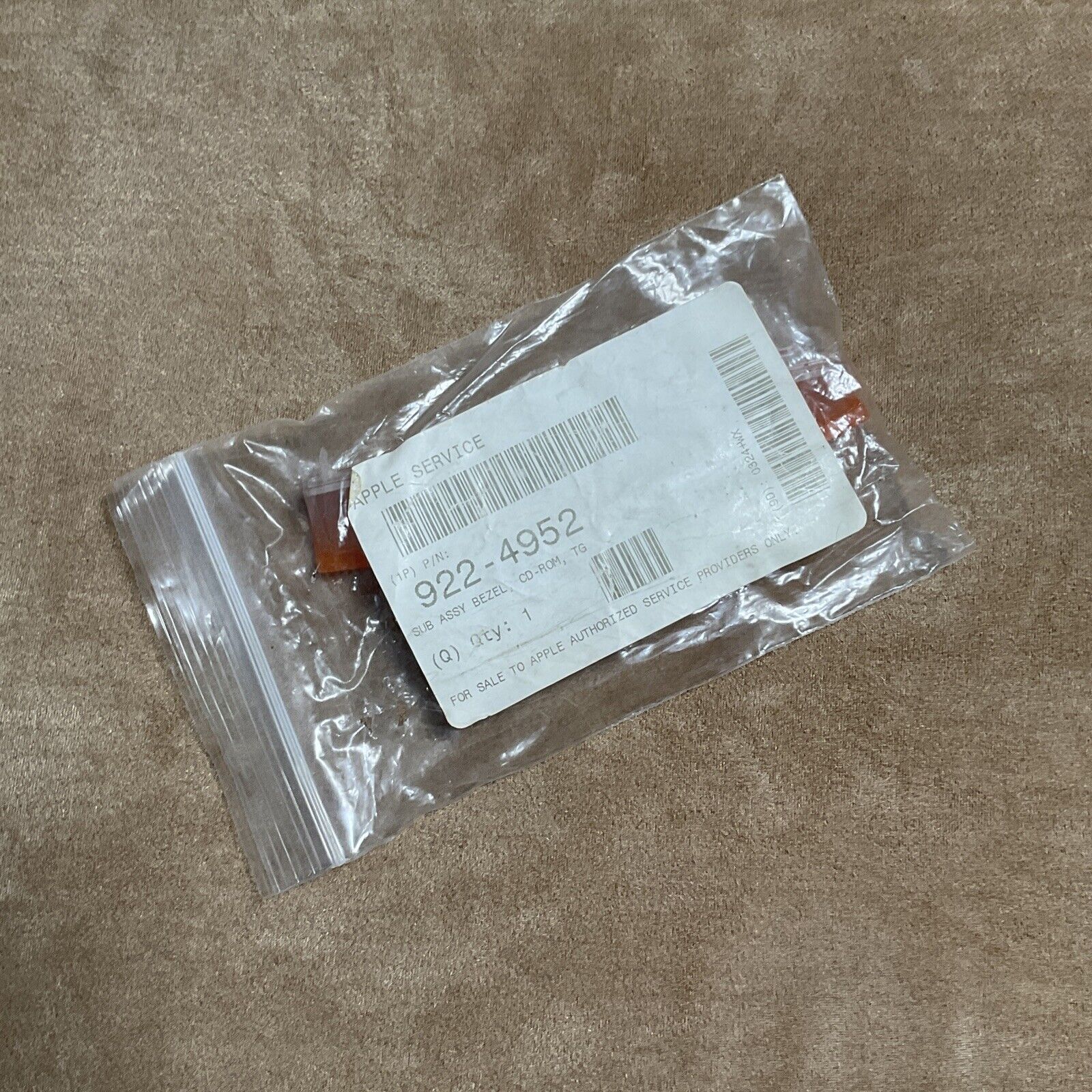Apple iBook G3 Clamshell Tangerine OEM Drive Cover (NOS)
