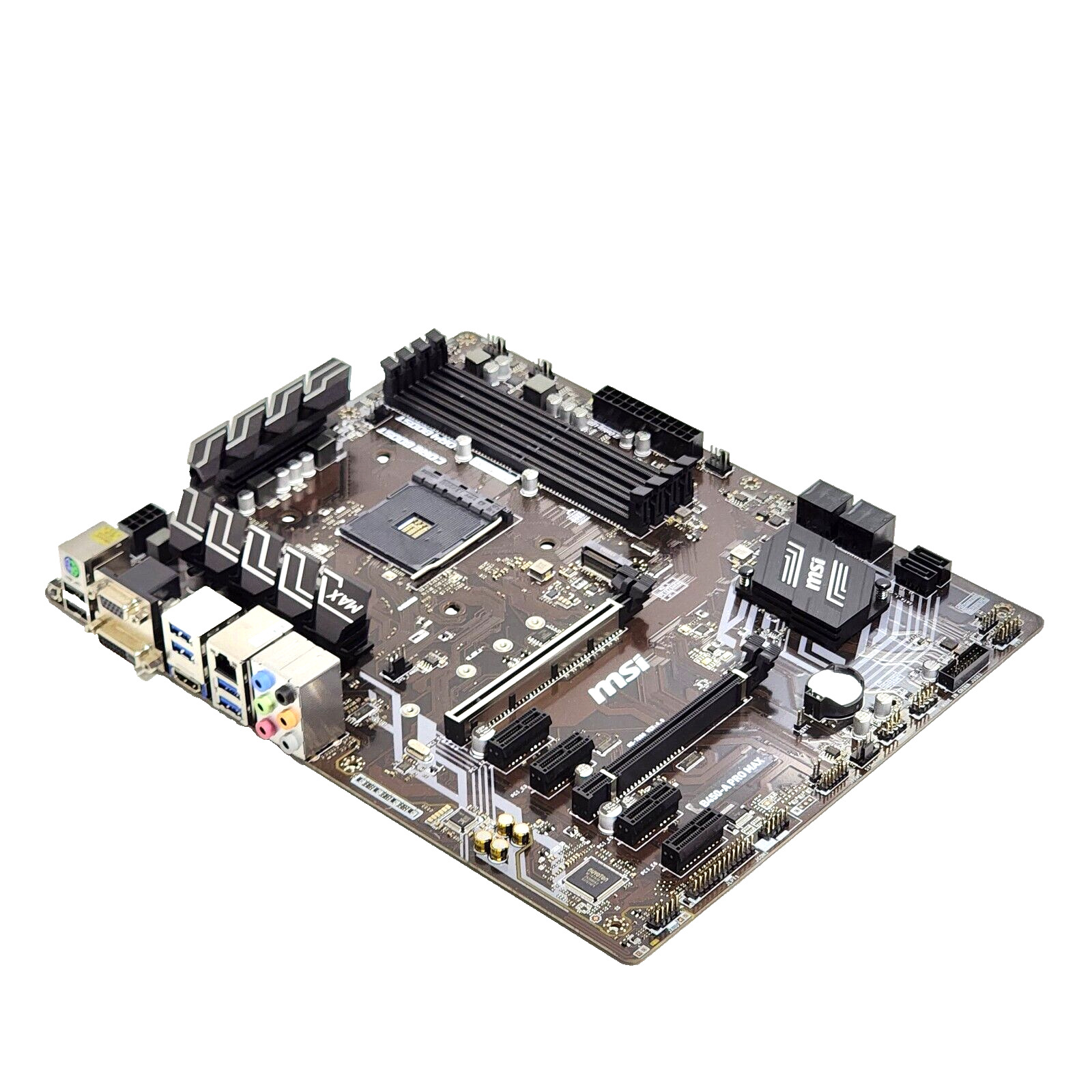 MSI B450-A PRO MAX AMD Socket AM4 DDR4 Desktop Motherboard ( motherboard Only )