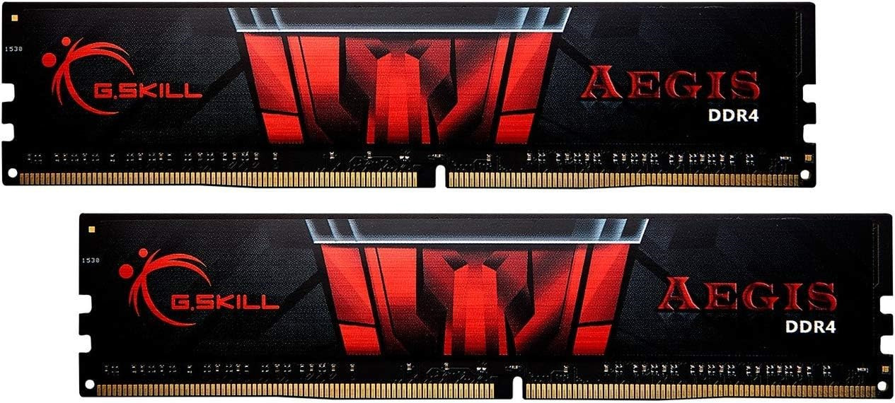 G.SKILL AEGIS Series Intel XMP DDR4 RAM 16GB 2x8GB 3200MT/s CL16-18-18-38 1.35V