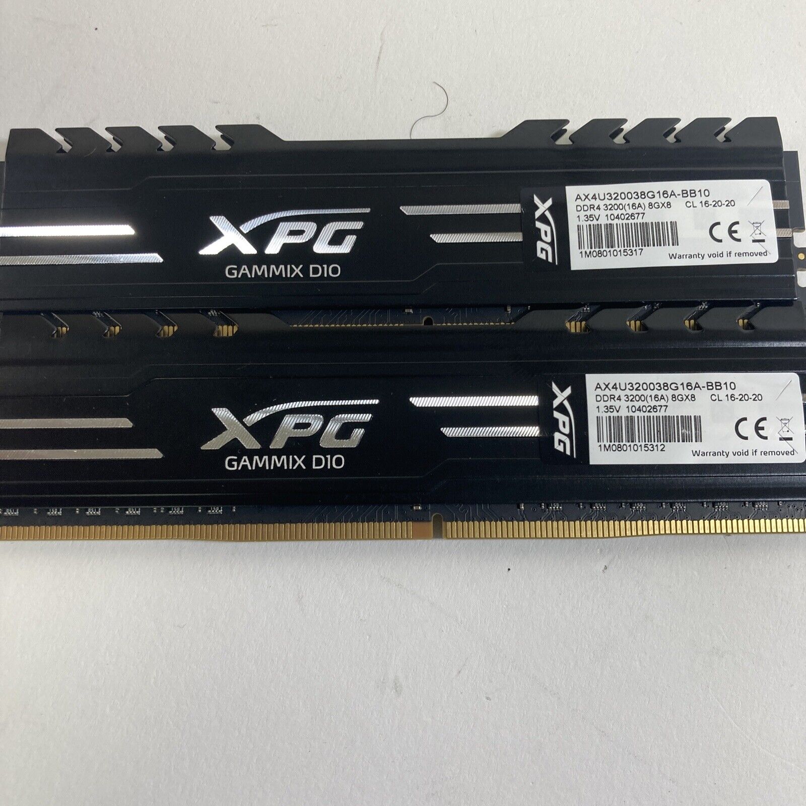 Adata XPG 8GB (1x8GB) DDR4 3200MHz PC4-25600 NON ECC AX4U32008G16A-BB10