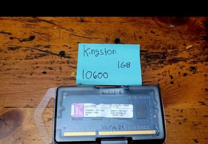 Kingston PC3-10600S 1 GB SO-DIMM 1333 MHz DDR3 Memory -  (ACR128X64D3S1333C9)