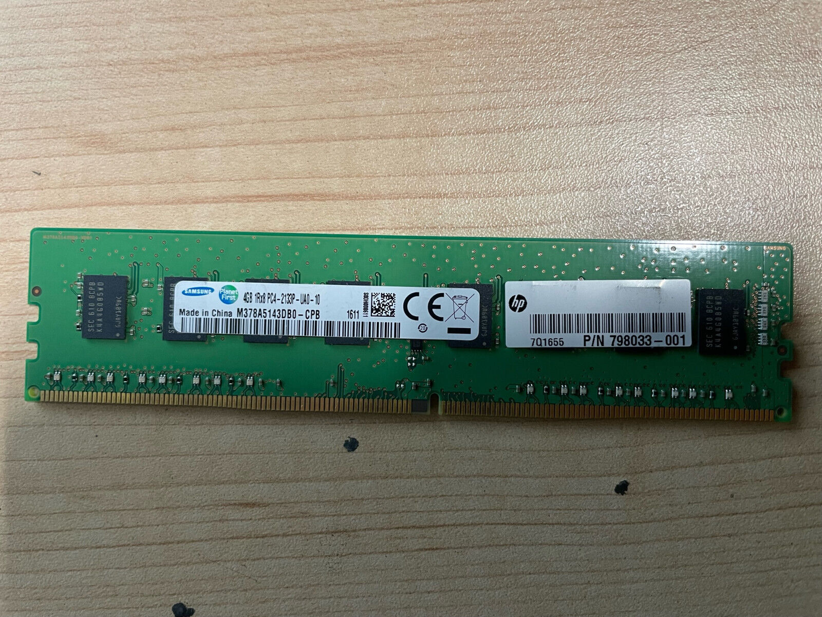 Samsung 4GB 2133MHz DDR4 UDIMM RAM PC4 17000 - M378A5143DB0 - CPB
