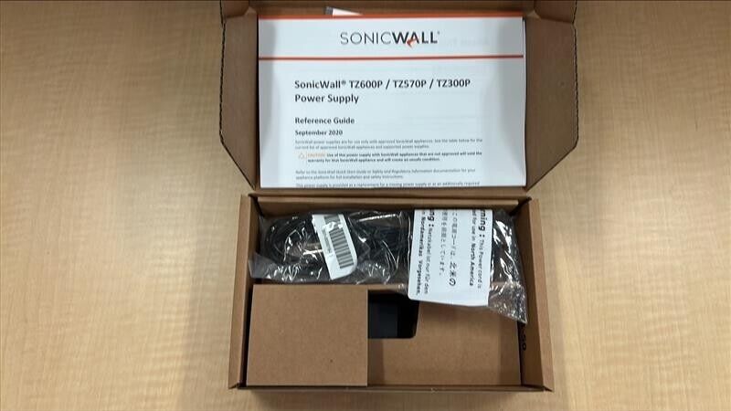 SonicWall TZ300 POE FRU Series Power Supply - (02-SSC-0613) - Open Box