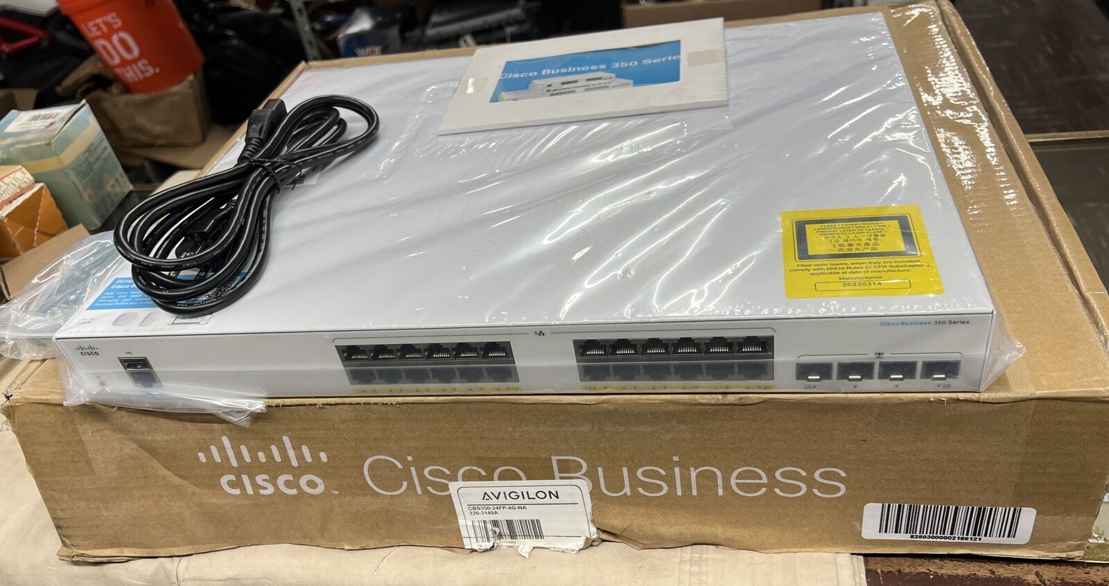 Cisco CBS350-24FP-4G 28 Port PoE Managed Ethernet Switch