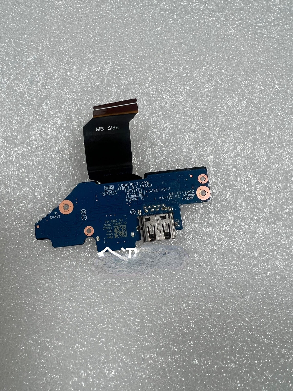 1pcs USB Small Board with Cable for DELL Alienware X14 LS-L381P 09HMXC