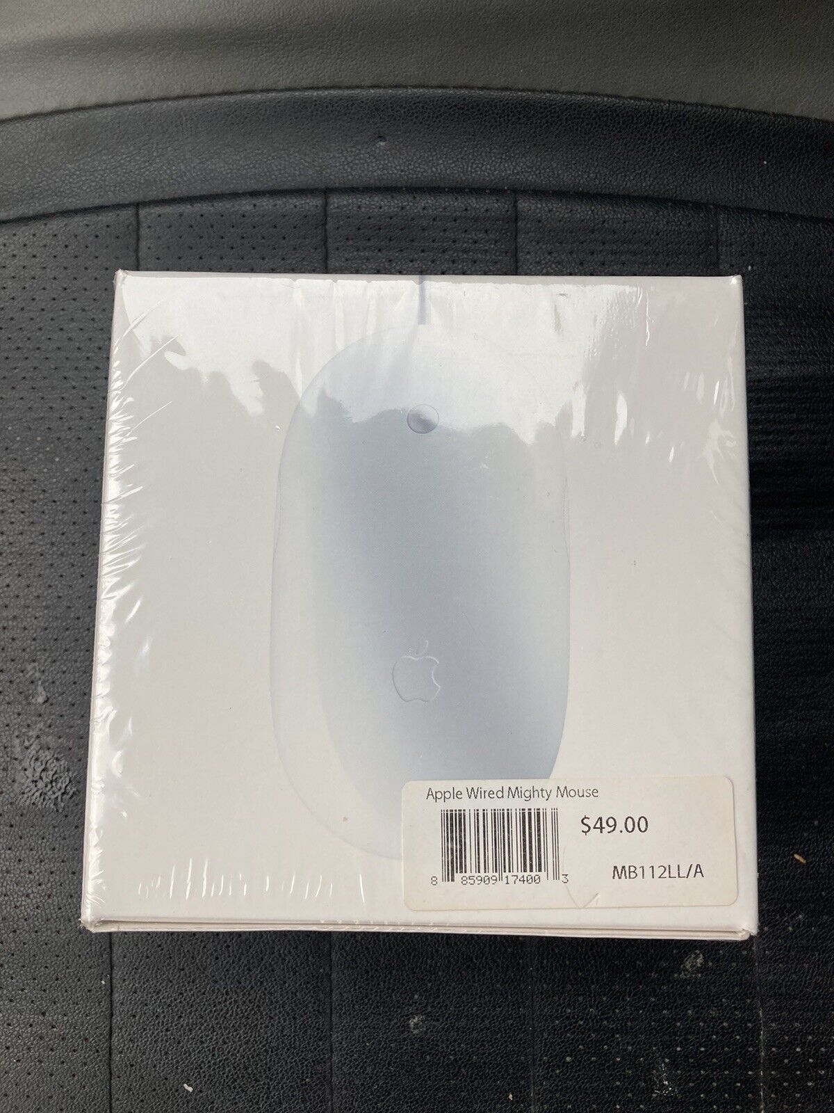 Vintage Apple Mighty Mouse Wired White Model A1152 MB112LL/A  SEALED in Box 2007