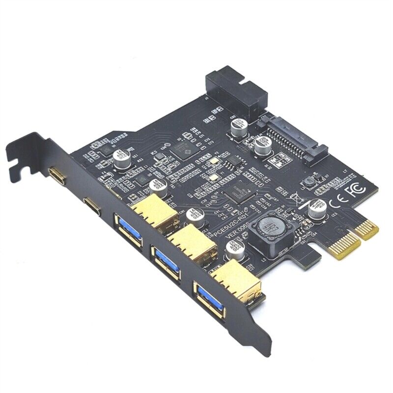 Super-Fast USB 3.2 Gen2 PCIe Card - Type C USB PCI-E PCI Adapter