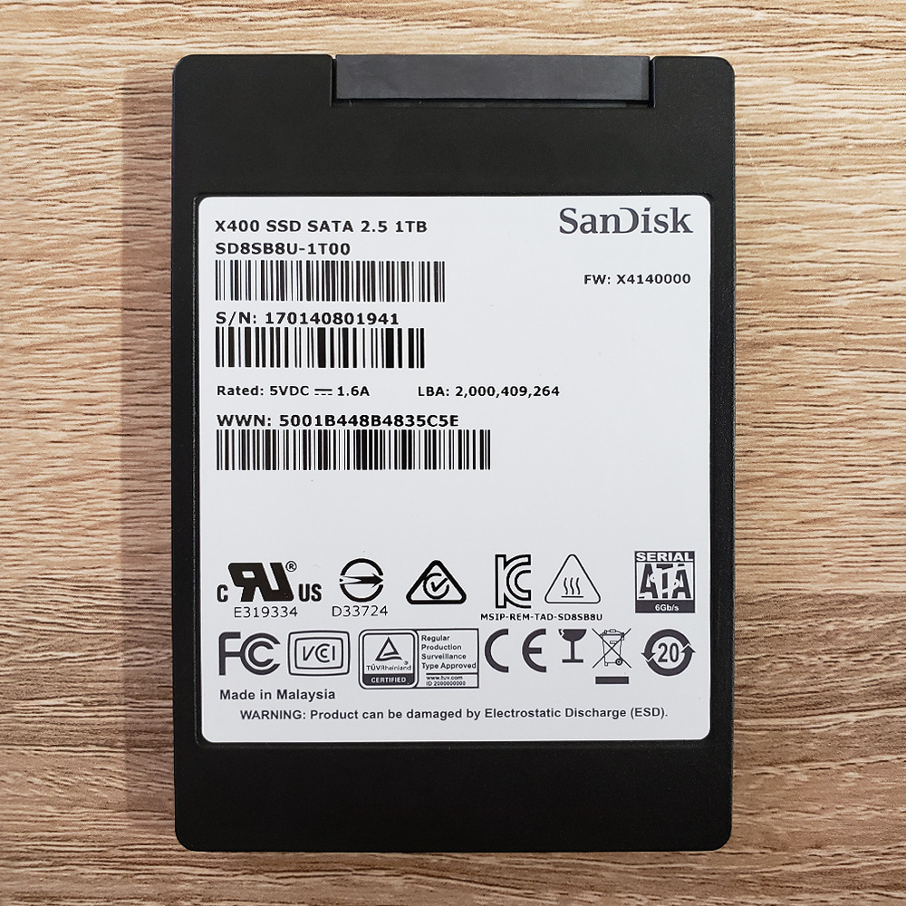 1TB SanDisk X400 TLC SATA 3 6Gb/s 2.5