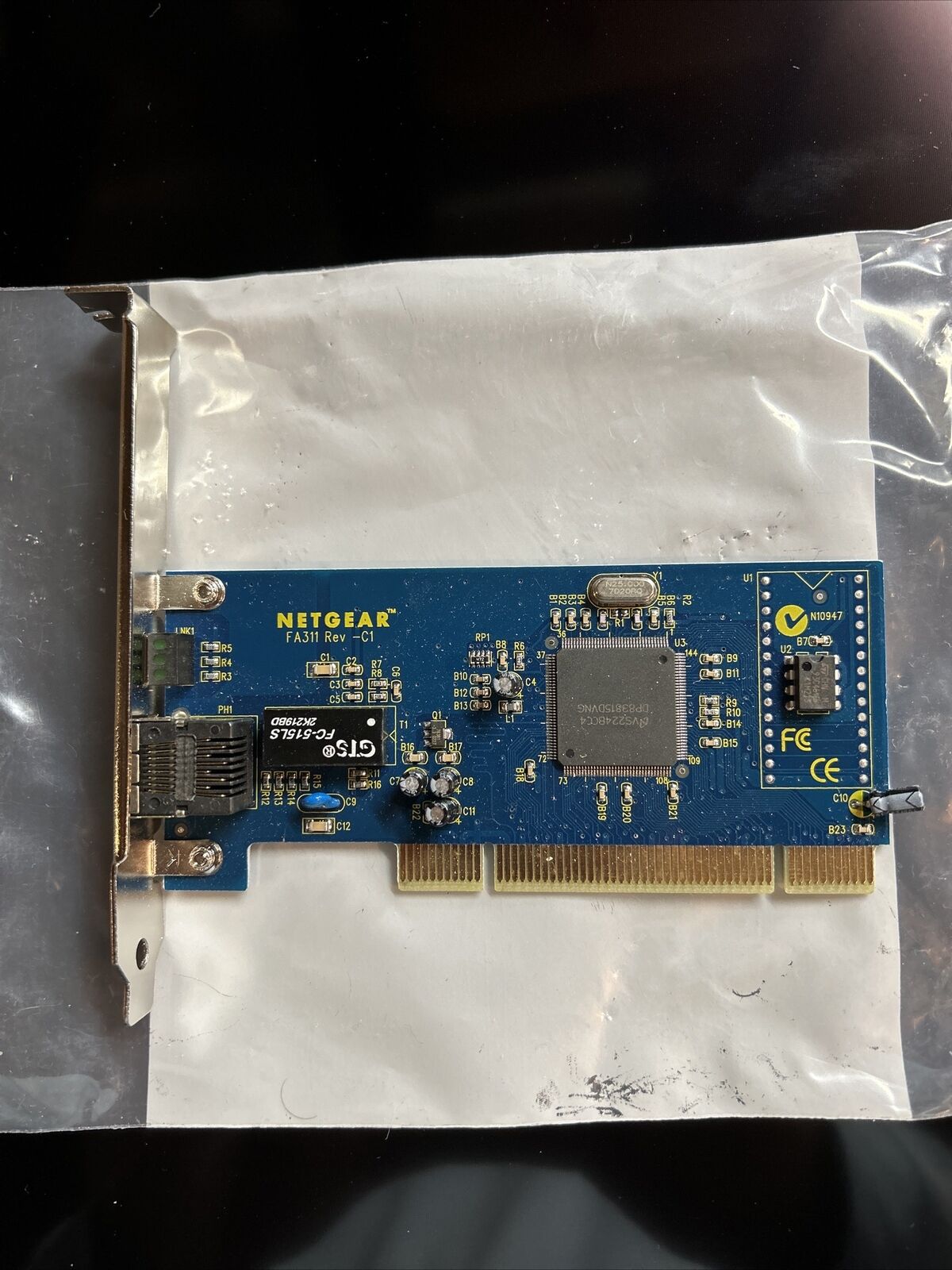 Netgear FA311 10/100Mbps Fast Ethernet RJ45 PCI Network Card Windows 95/98/ME