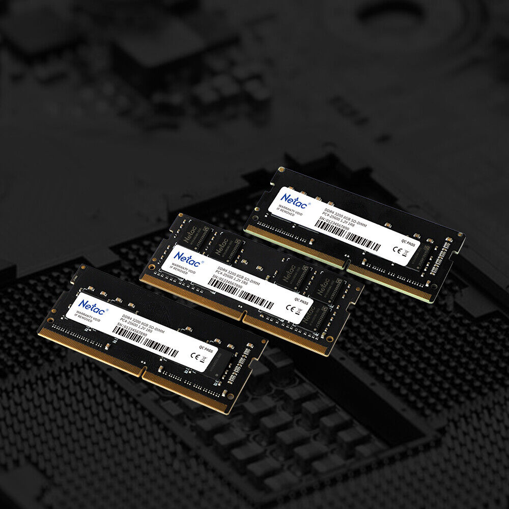 2PCS Memory RAM 16GB 2x8G DDR4 Ram 3200MHz Laptop 1.2V PC4-25600 260-Pin SO-DIMM