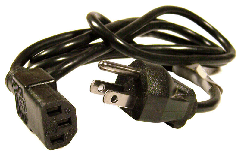 IBM 5-15P-C13 18AWG 6Ft Black Power Cord 39M5074 3x0.824mm 18AWG Cable