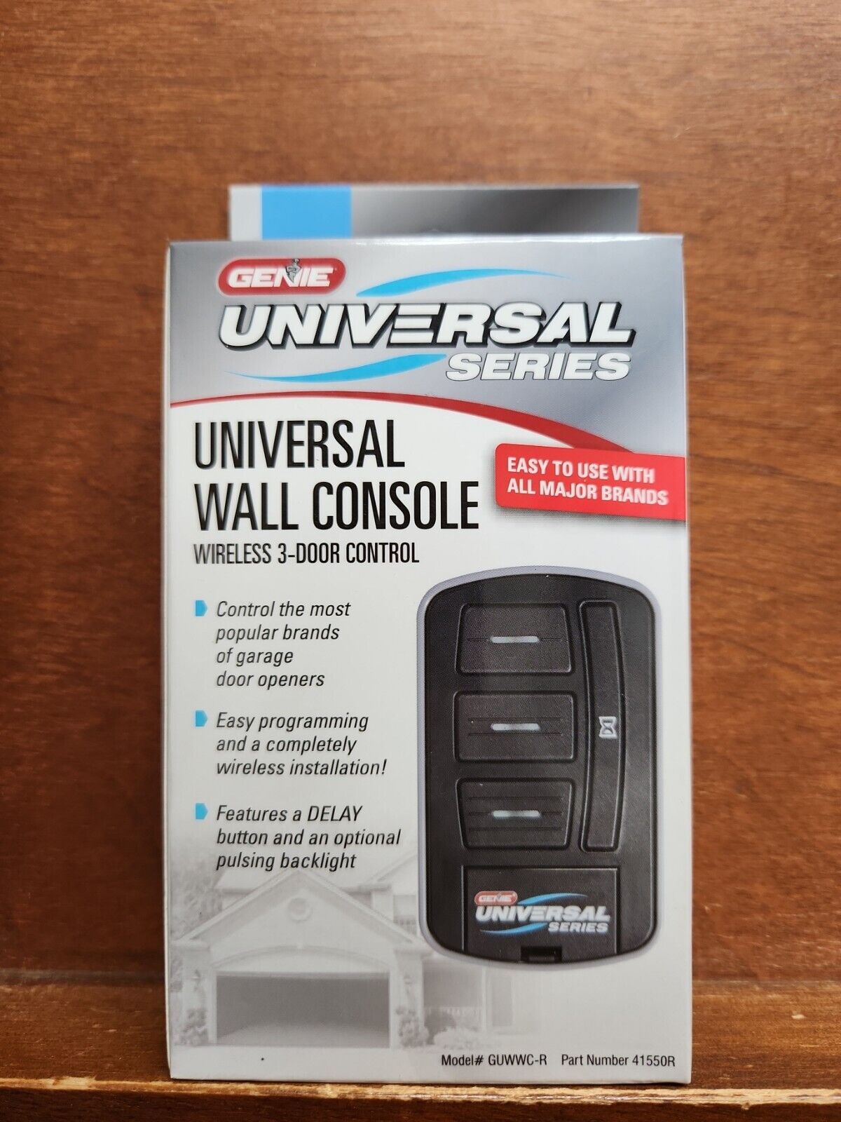 Genie Universal Wireless 3-Door Wall Console GUWWC-R NEW