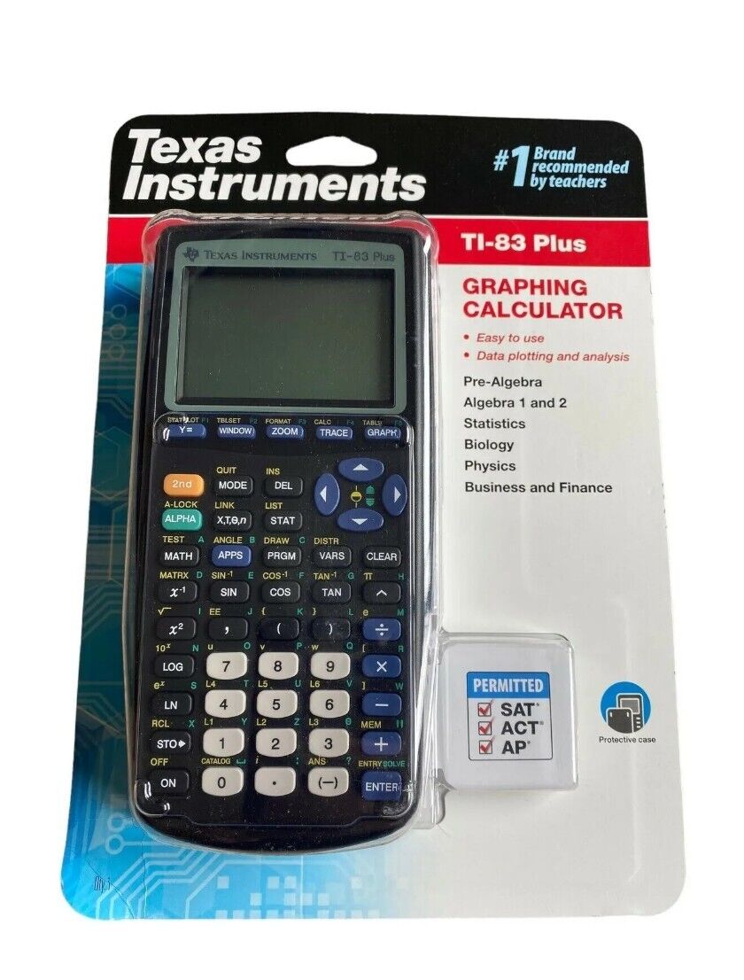 Texas Instruments TI-83 Plus Graphing Calculator New Factory Sealed