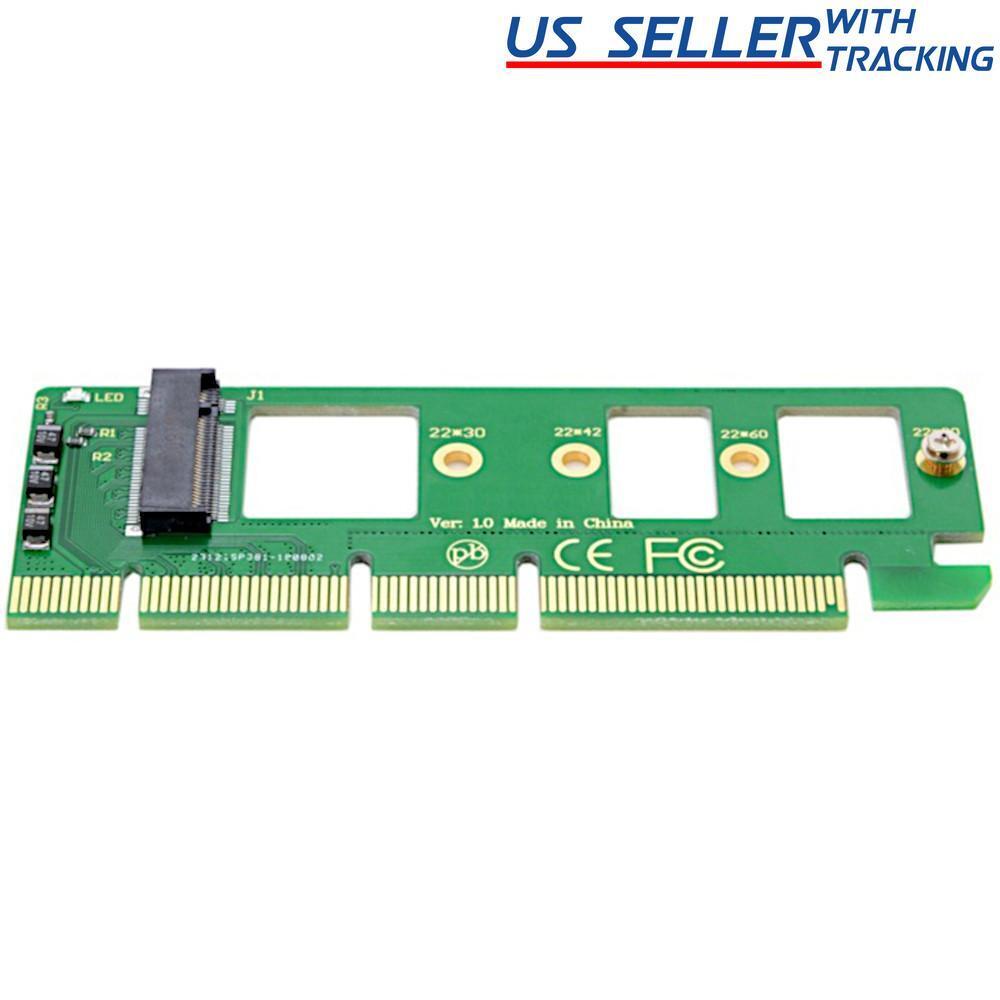 M.2 NGFF M-Key to Desktop PCIe x4 NVMe SSD Adapter Card 2242 2260 2280 M2 Drive
