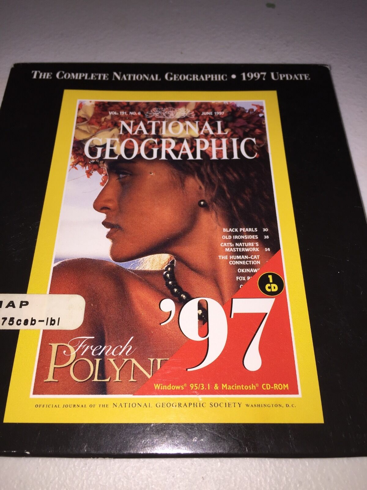 Vintage National Geographic -1997 Update - New/Unopened - Windows & MAC Version