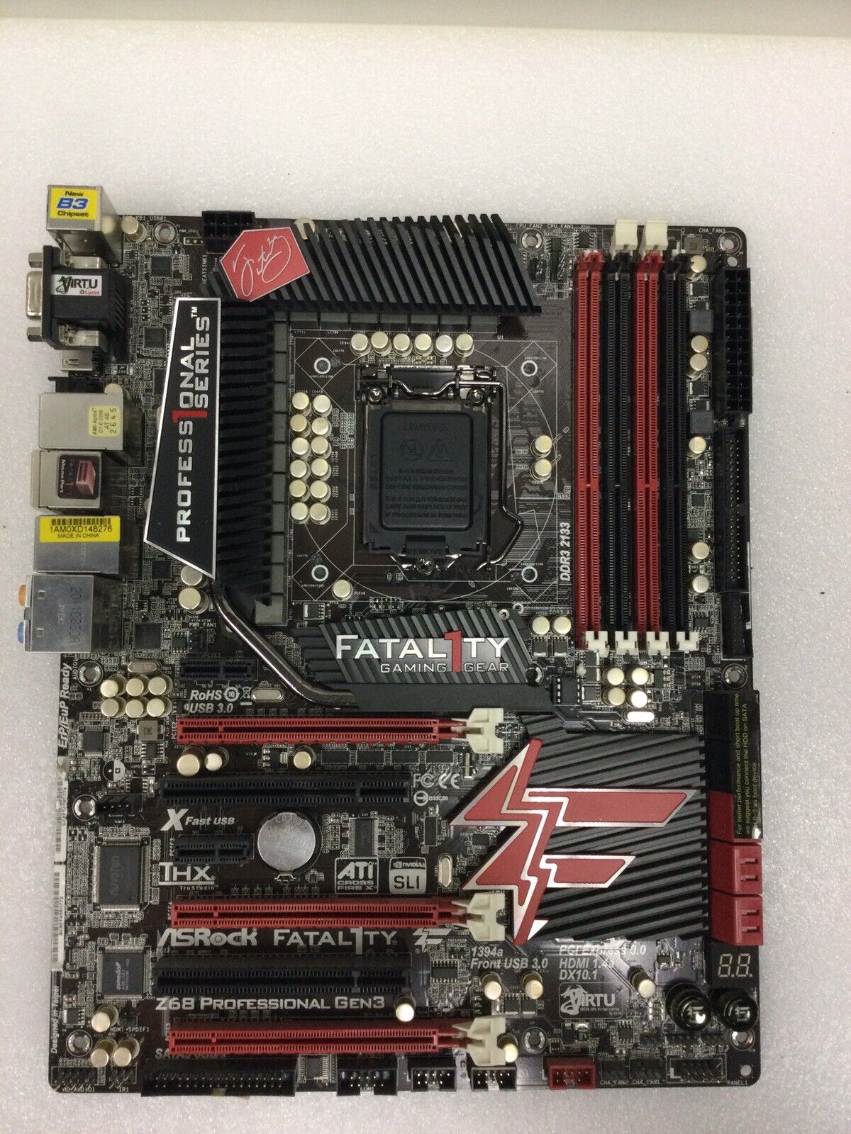 ASRock Fatal1ty Z68 Professional Gen3, LGA 1155, Intel Motherboard