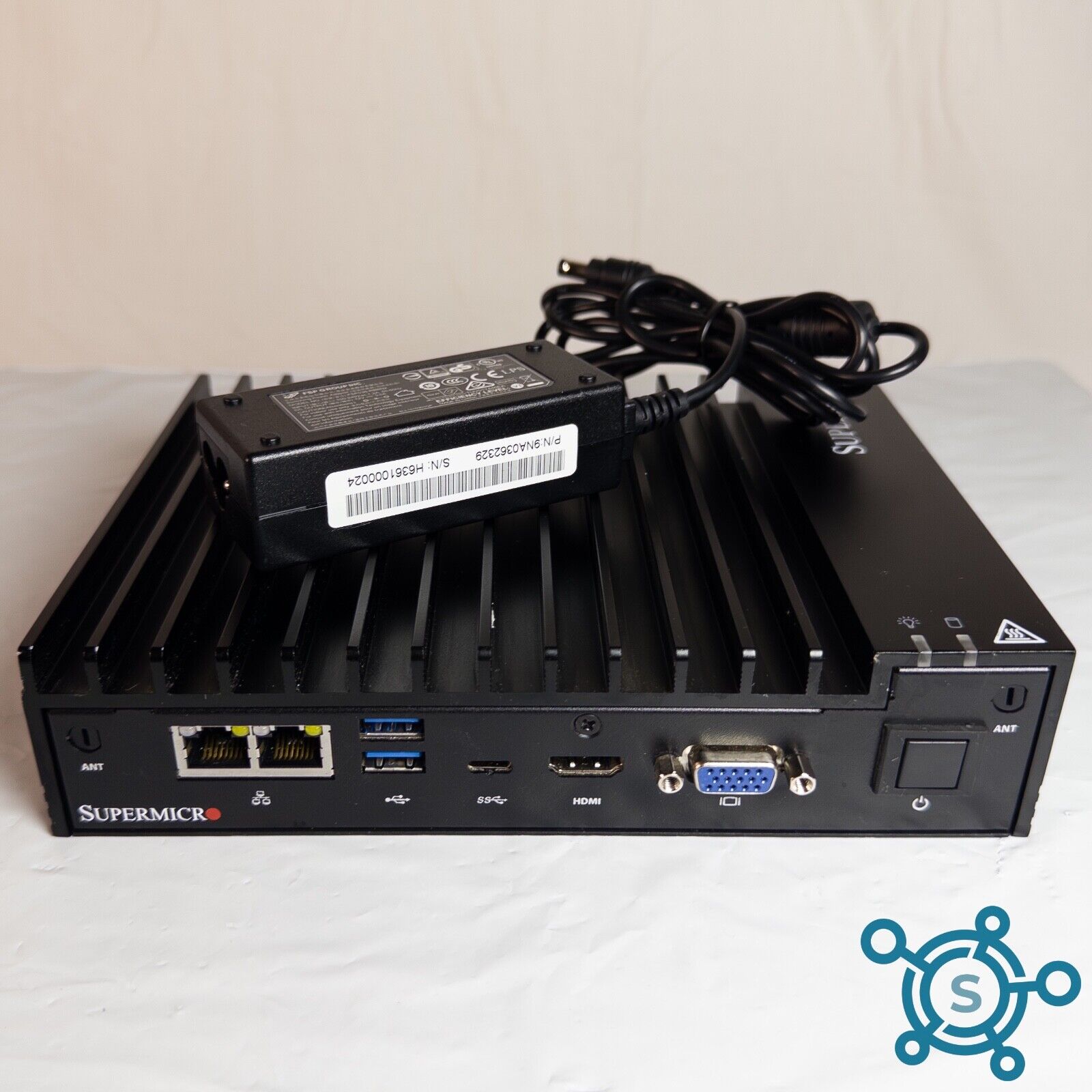 SuperMicro SYS-E100-9APP Fanless Server Firewall 4core 8GB RAM 256GB M.2 Mini PC