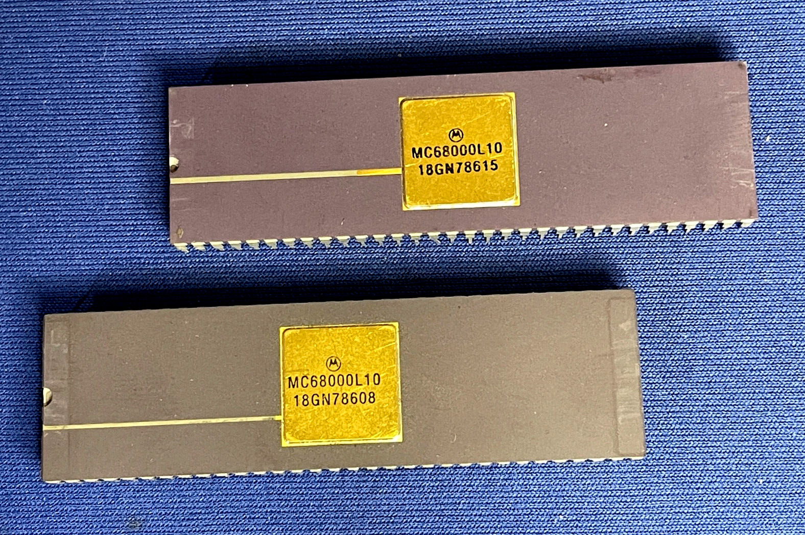 MC68000L10 CPU MOTOROLA VINTAGE 1985/86 IC 64-Pin MC68000L RARE NOS QTY-1
