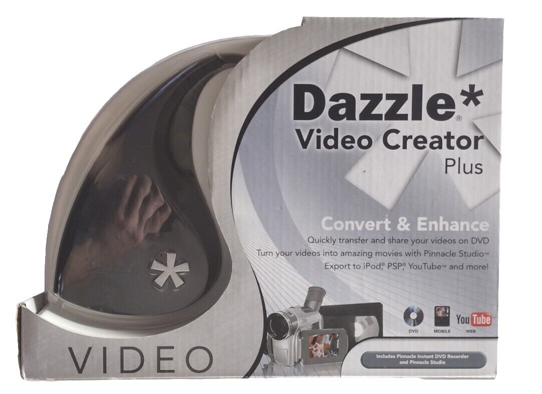 Dazzle Video Creator Plus Convert And Enhance Includes Software NEW