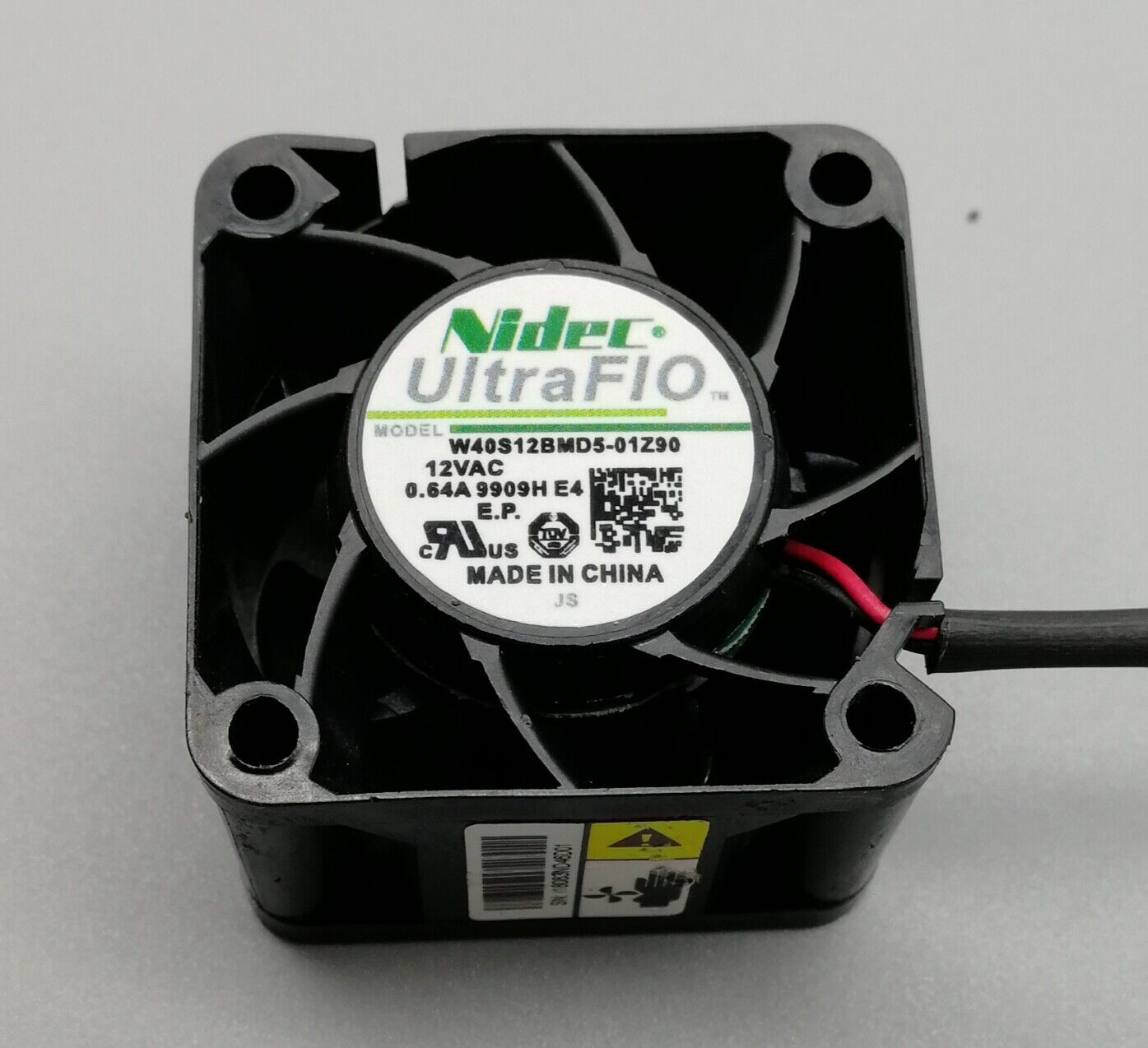 Nidec W40S12BMD5-01Z90 4028 4CM 12V 0.64A 2-pin Antminer power supply fan