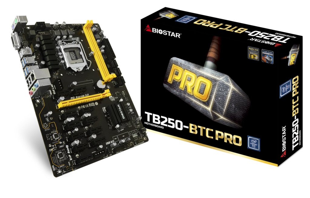 BIOSTAR TB250-BTC PRO LGA 1151 12 GPU