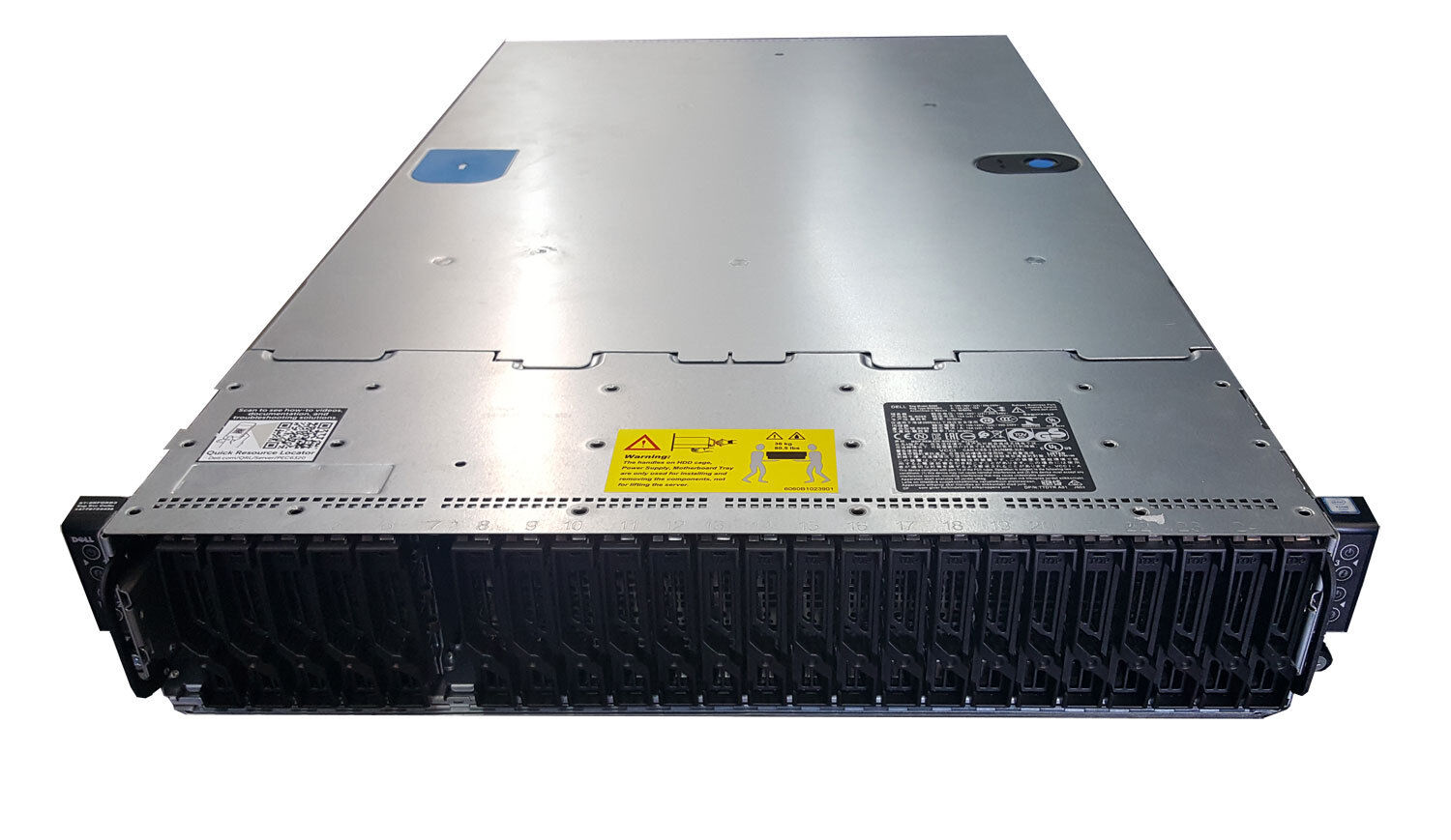 Dell PowerEdge C6300 w/ 2x C6320 Server Nodes - 4x E5-2680v4 14 Core, 64GB, H330