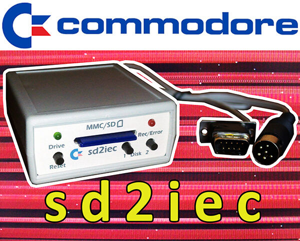 SD2IEC SD Card Reader for Commodore 64 ,1541 Disk Drive Emulator C64 C128 VIC