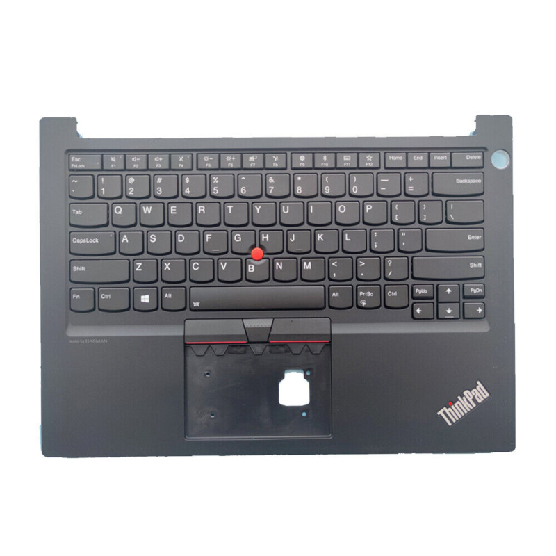 Palmrest W/ Backlit Keyboard For Lenovo Thinkpad E14 R14 Gen1 Black 5M10V17039