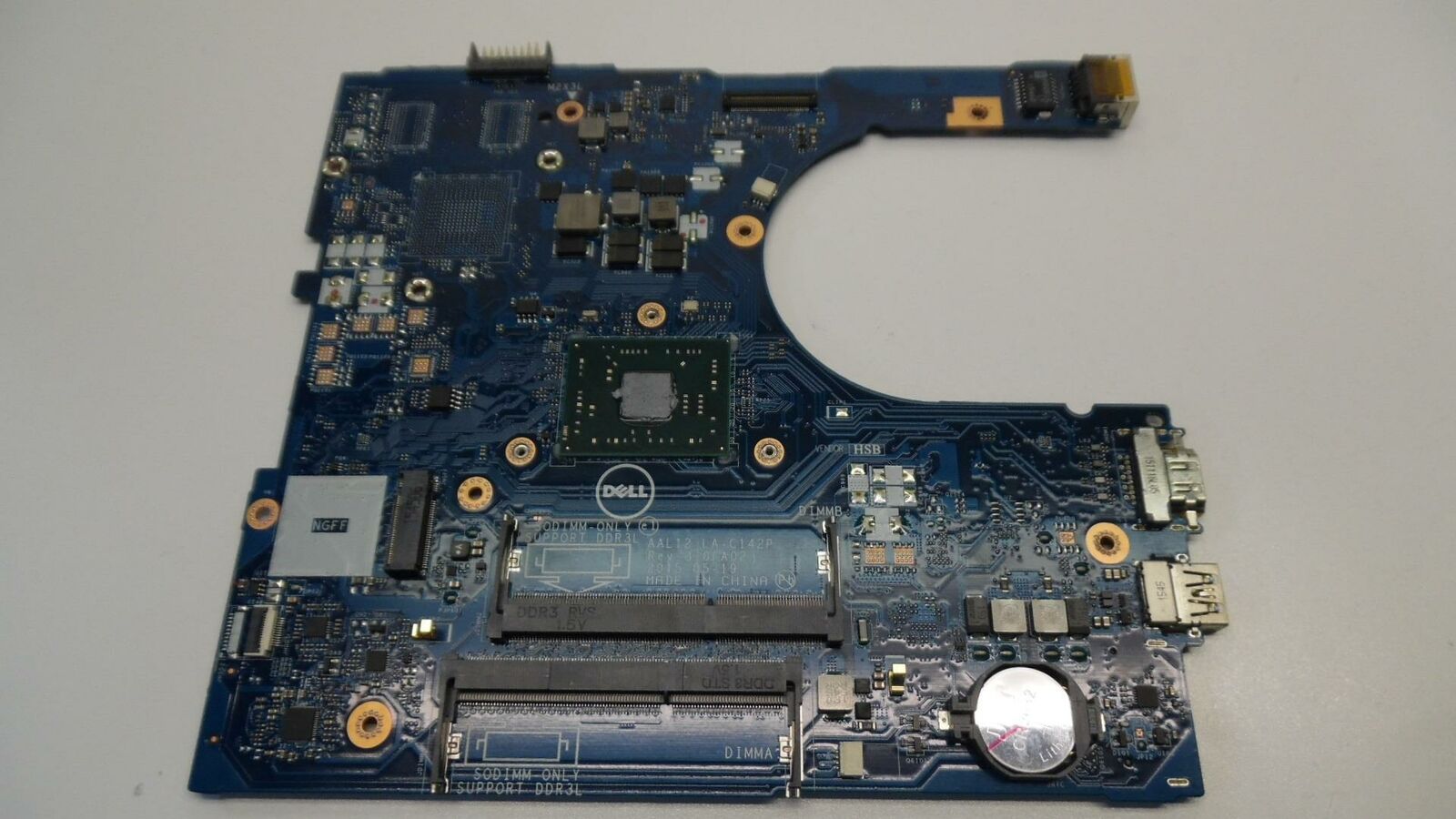 Dell Inspiron 5755 AMD A8-7410 2.2GHz Motherboard LA-C142P 01N0C6 - Parts Only