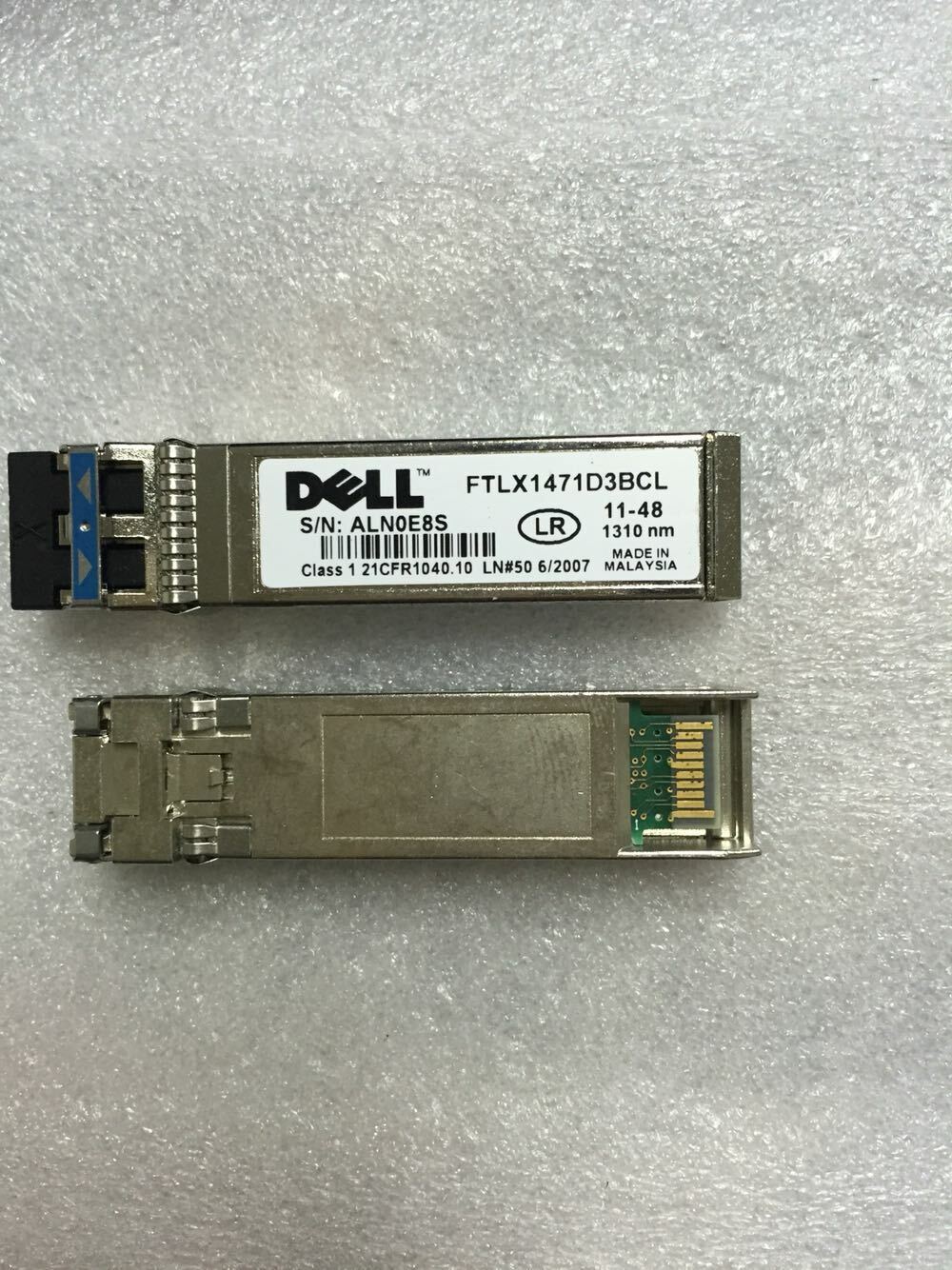 Dell RN84N FTLX1471D3BCL-FC 10Gb LR 1310NM 10KM SFP+ Transceiver