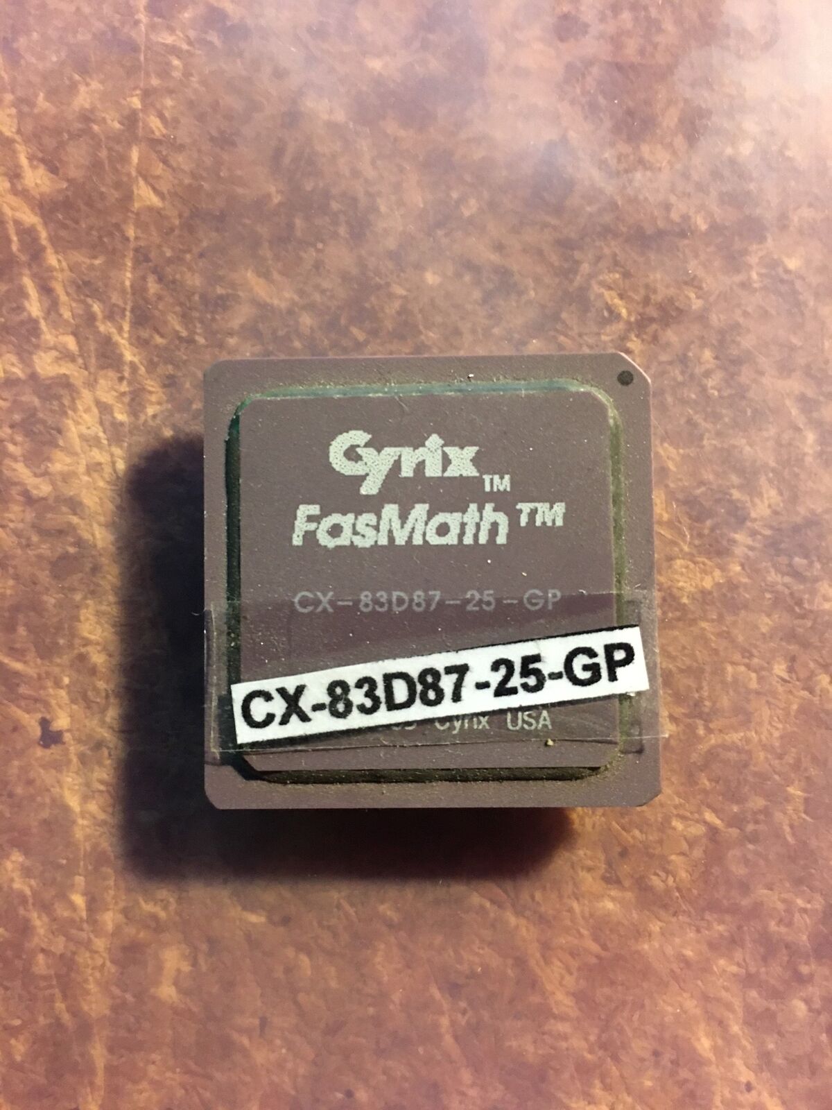 CPU, Cyrix FasMath CX-83D87-25-GP B30052