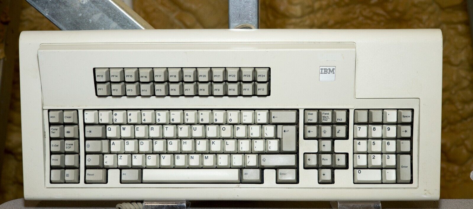 Vintage Ibm 3290 122 Key Mainframe Keyboard Model M Battleship 1387001