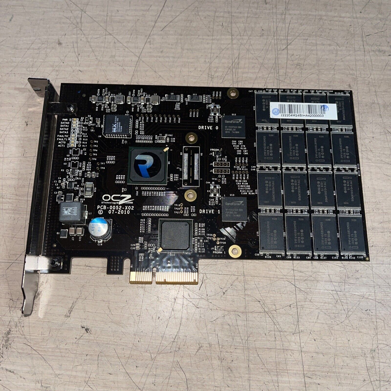 OCZ PCB-0052-x02 OCZSSDPX-1RVDX0240 Revo Drive 240GB PCI-E SSD Card