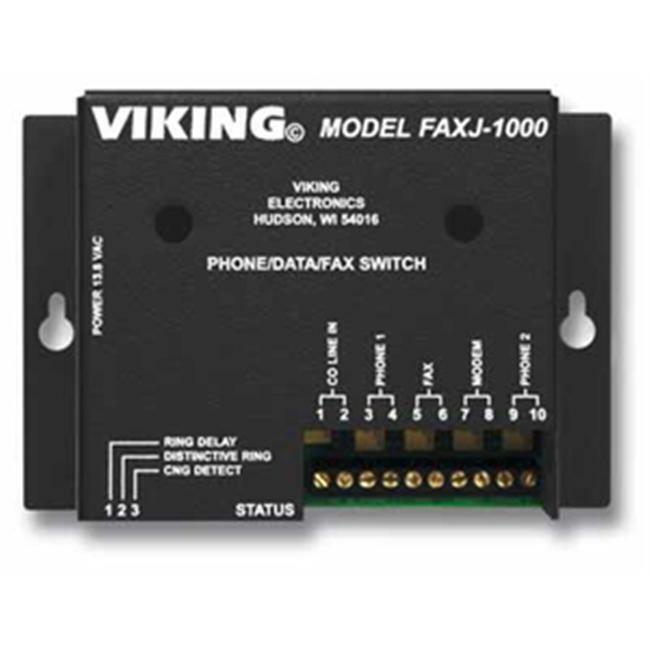 Viking Electronics VK-FAXJ-1000 FaxJack Phone/Fax Switch