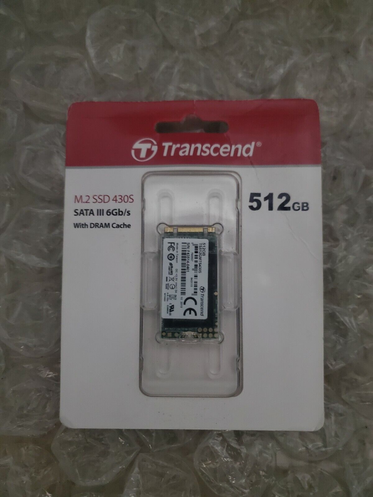 Transcend 512GB SATA III 6GB/S MTS430S 42 mm M.2 SSD 430S Solid State Drive TS51