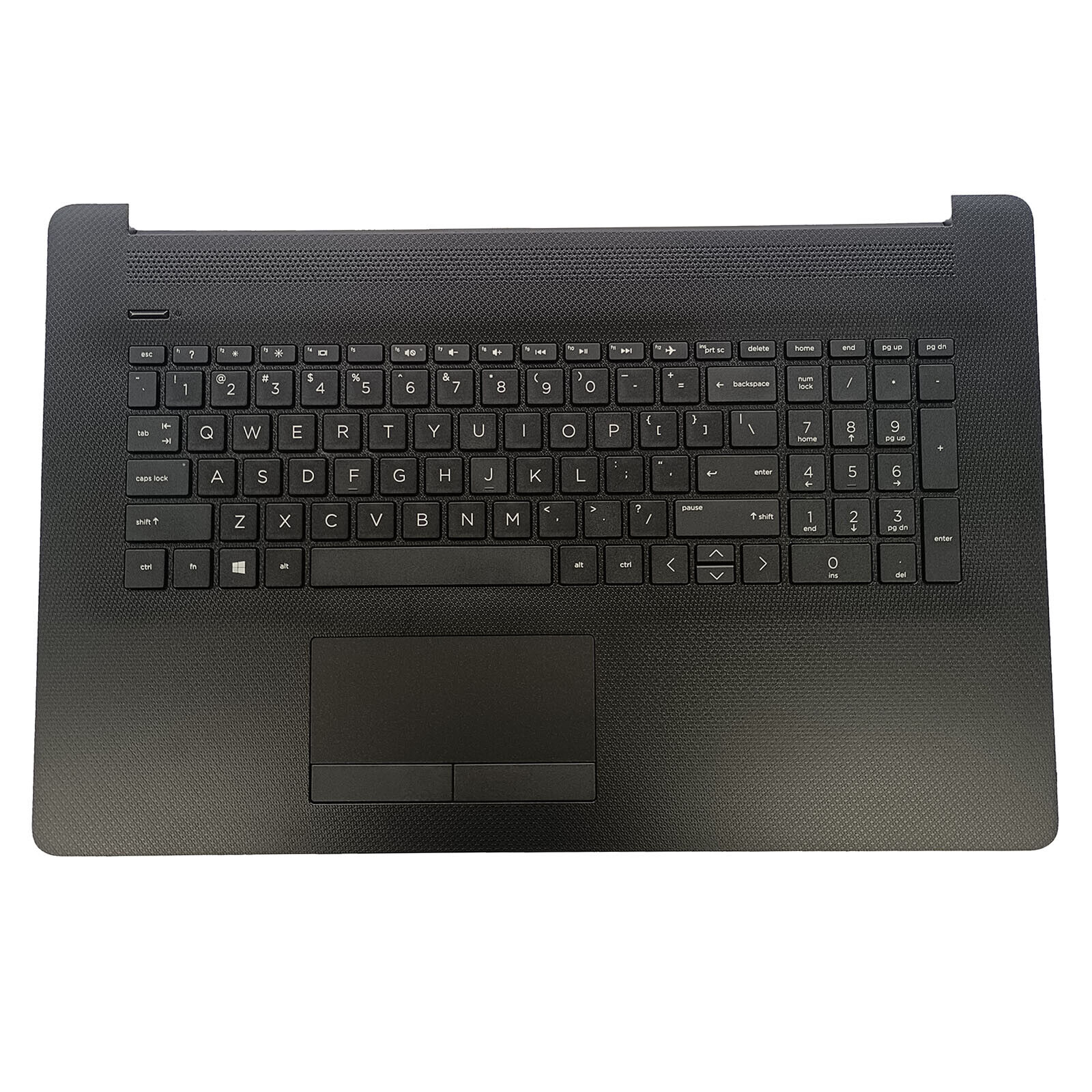 Upper Case For HP 17-BY 17-CA Black Palmrest w/ Non-Backlit Keyboard Touchpad US