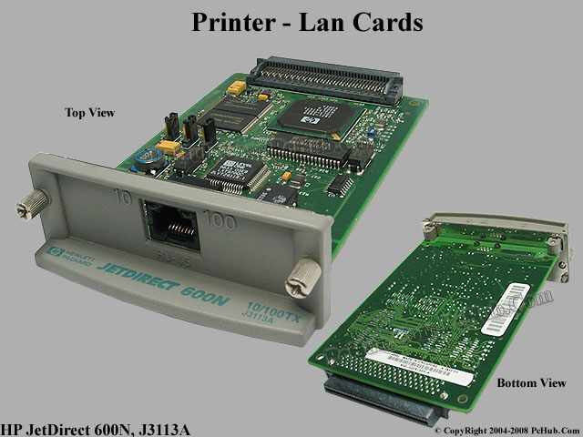 HP JETDIRECT LASERJET 4000 4000N 4000T D N T NETWORK PRINT SERVER CARD CLEAN F1