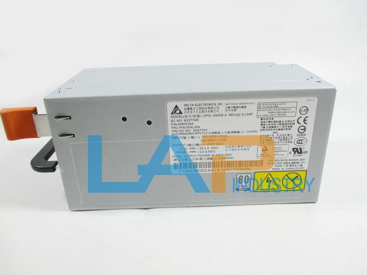 FOR Lenovo IBM DPS-430EB A 430W FRU: 00AL204 P/N: 00AL200 Module Power Supply