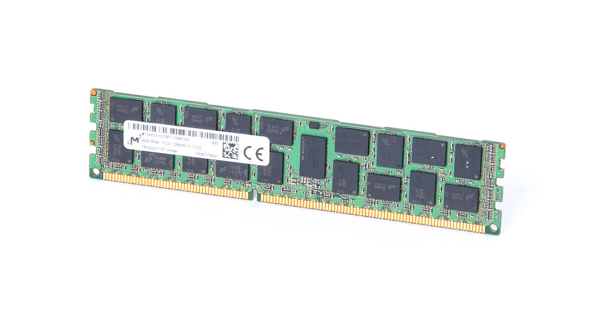 Micron 8GB 2Rx4 PC3L-12800R DDR3 Server-Ram Module ECC -