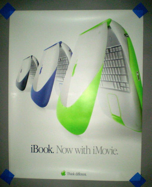 Apple “iBook “Now with iMovie” Poster