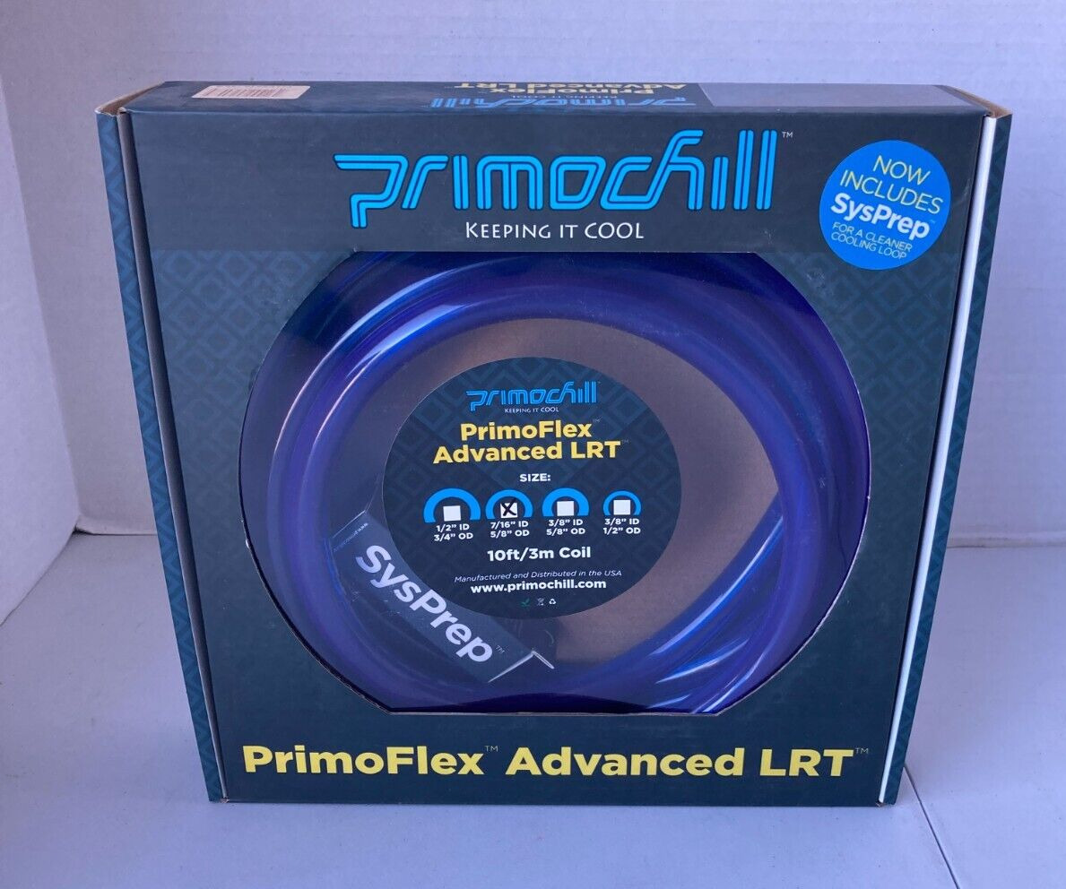 Brilliant UV Blue PrimoFlex Advanced LRT Tubing 7/16\