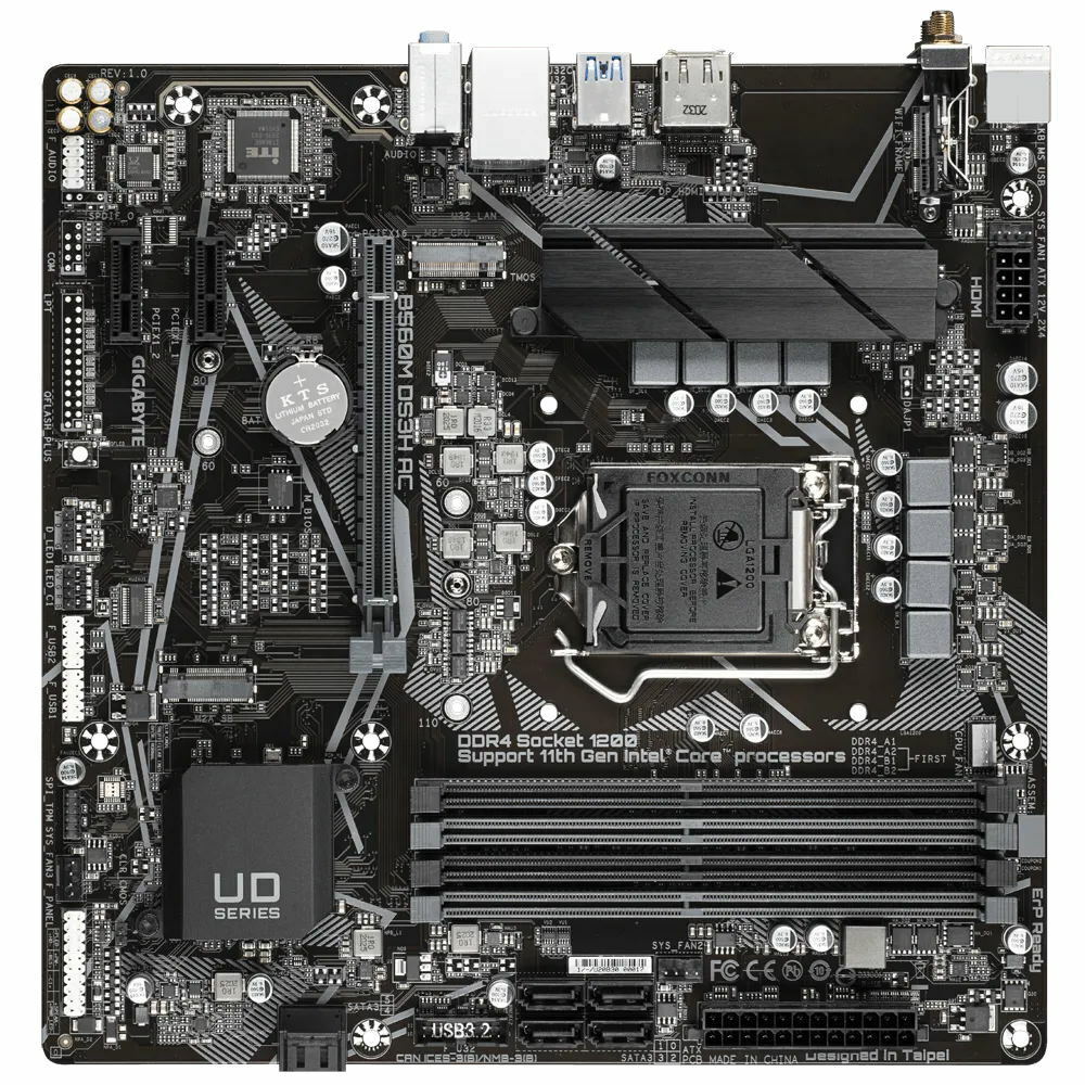 FOR GIGABYTE B560M DS3H AC 10/11th Generation LGA1200 Motherboard