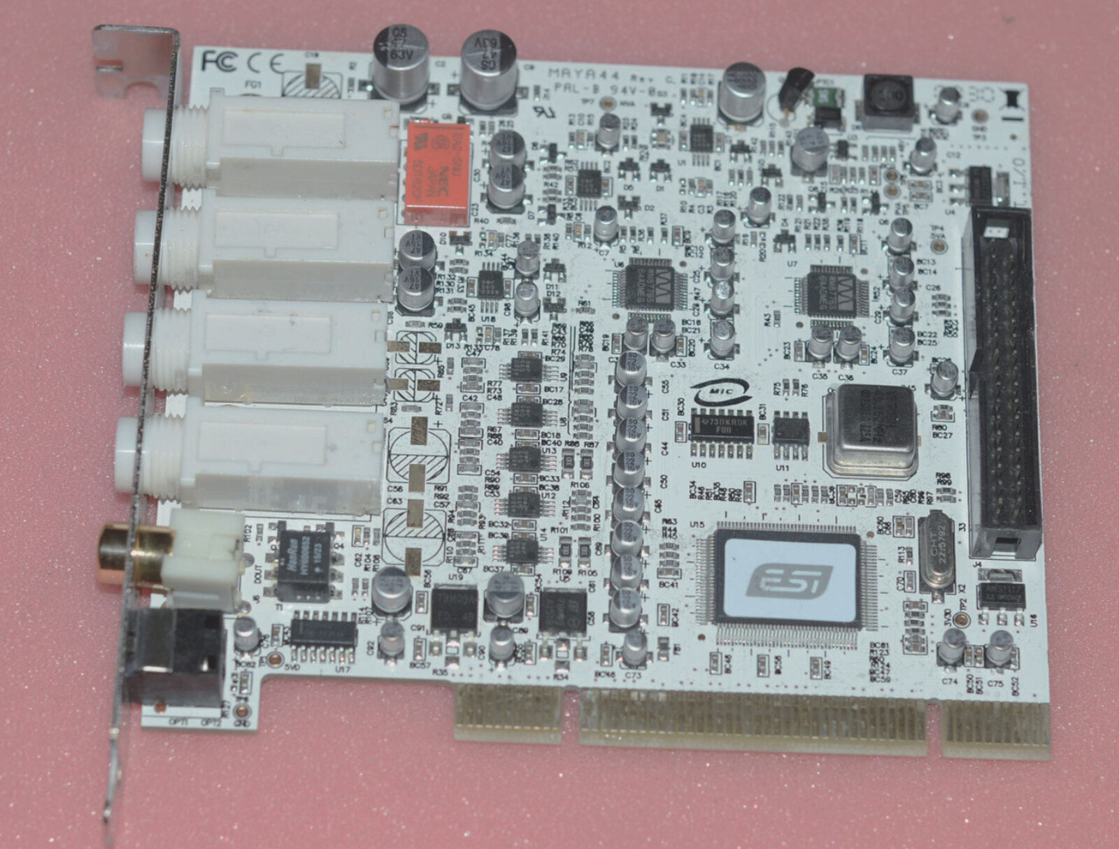 ESI MAYA44 Rev G PCI Audio Interface 4-in / 4-out Sound Card 709747