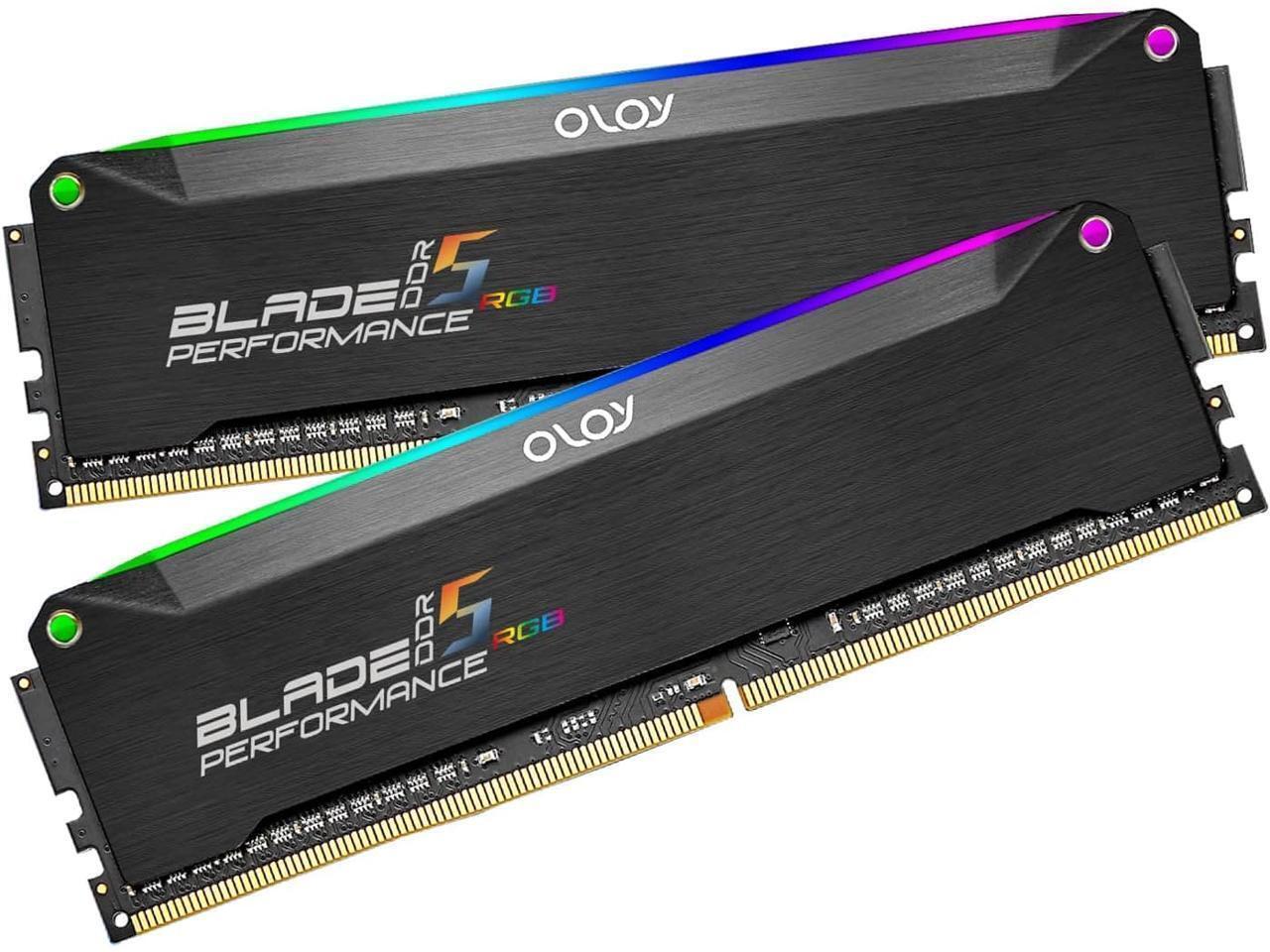 OLOy Blade RGB 32GB (2 x 16GB) PC RAM DDR5 6000 (PC5 48000) Desktop Memory