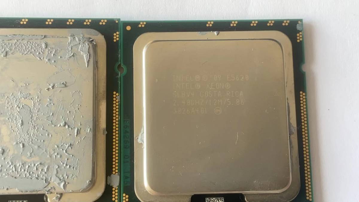 (Super cheap) XEON E5620  4 Intel CPU 2.40GHz SLBV4 Server BIOS Boot Verified