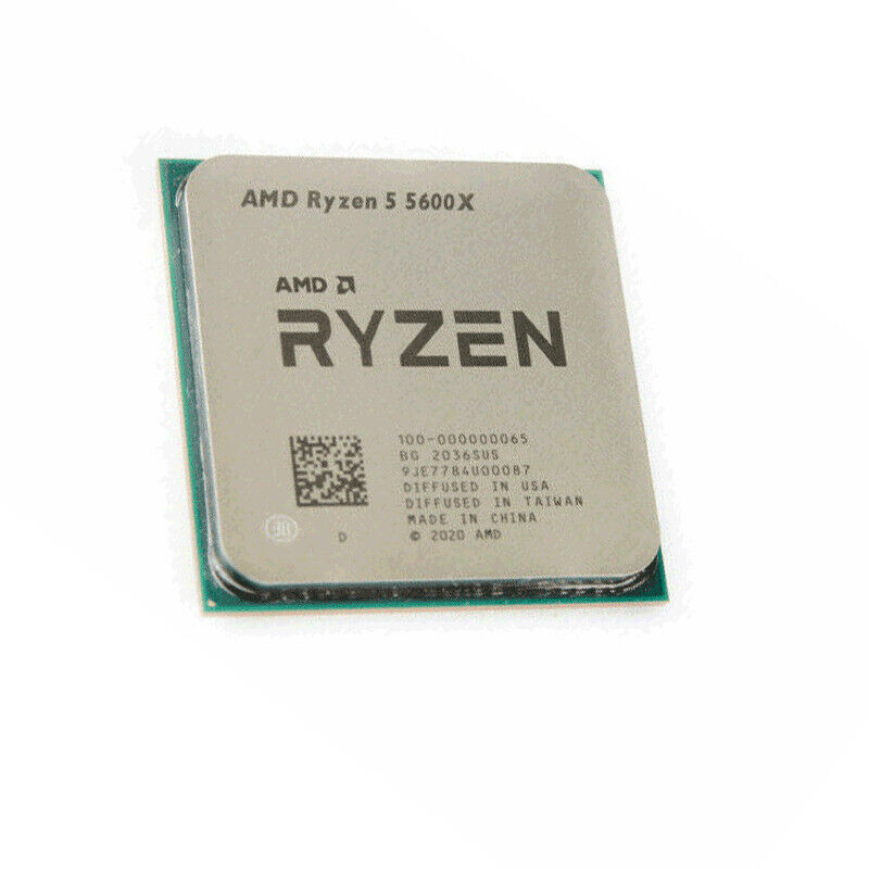 AMD Ryzen 5 5600X 6 Core 12 Thread CPU Processor AM4 3.7GHz 4.6GHz Turbo