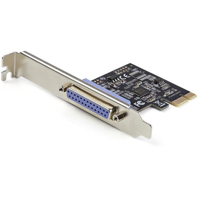 StarTech 1-Port Parallel PCIe to Parallel DB25 LPT Adapter Card PEX1P2