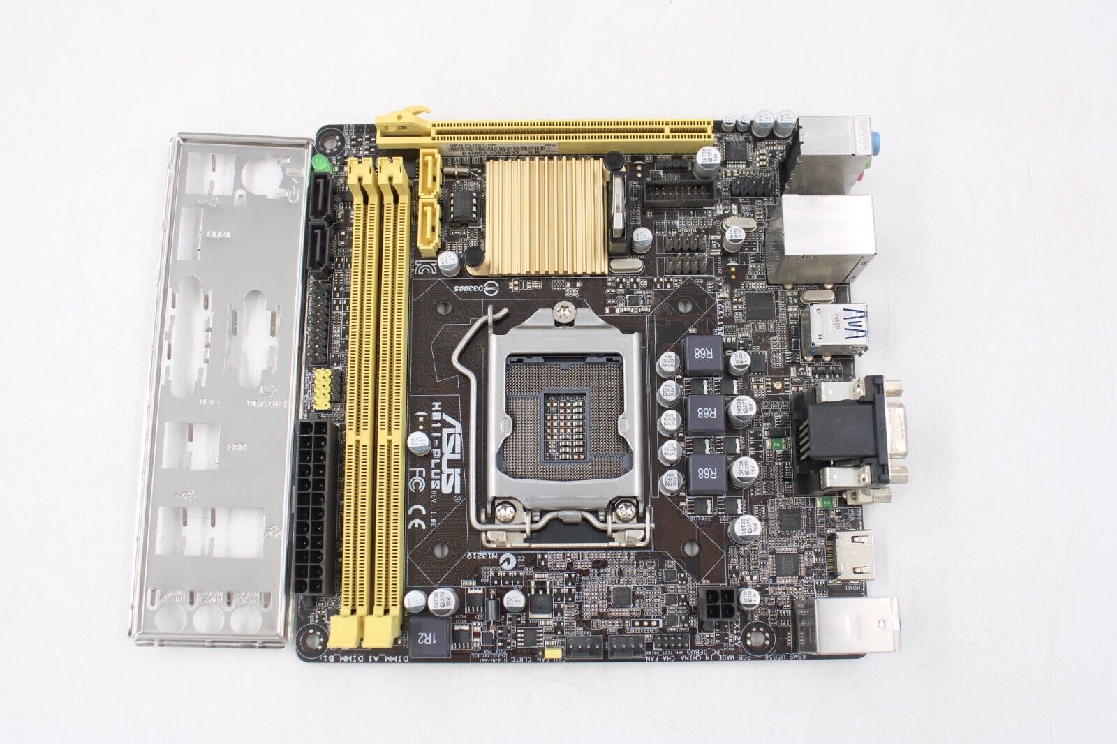 Asus H81I-PLUS Intel LGA1150 VGA DDR3 Mini ITX Desktop Motherboard W/IO Shield