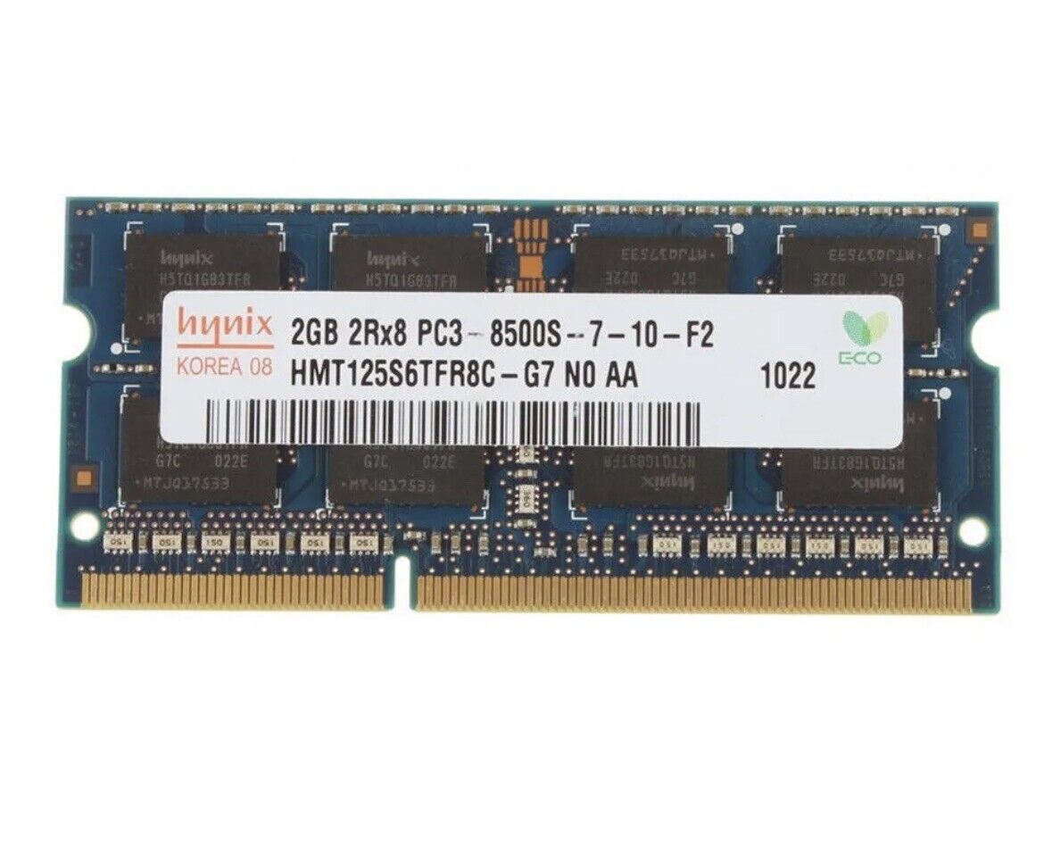 For Hynix 2GB DDR3 1066MHz PC3-8500S 2RX8 SO-DIMM 204Pin Laptop Memory RAM